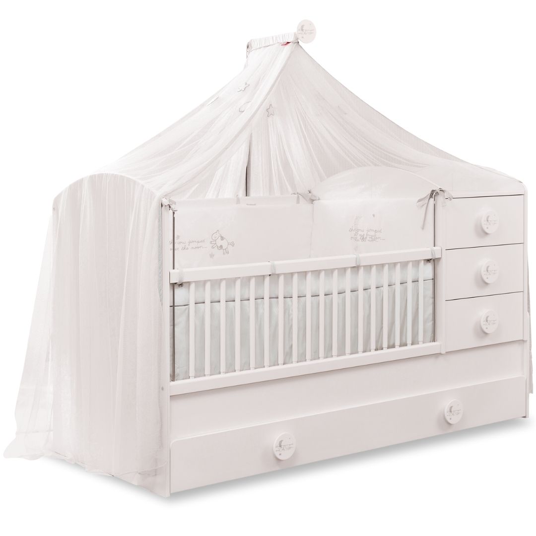 Cilek Baby Cotton Kombi Kiságy Pótággyal (80×180 Cm) 20.24.1015.00